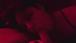 Sweet Short haired teen gives tender blowjob POV