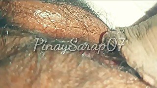 Close up wet pussy