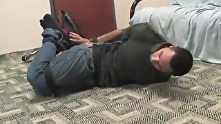 Boundguys - Marko tape gagged struggling