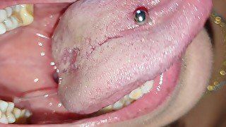 I'm going to eat you! Tongue fetish, vore, spit and drooling