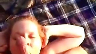 Amateur pulls cock