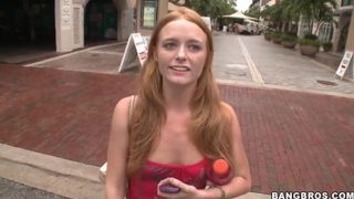 Unearthly ginger young whore