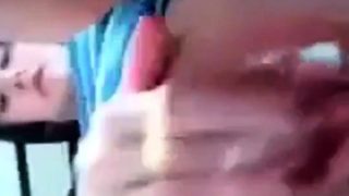 Creamy Teen with condom