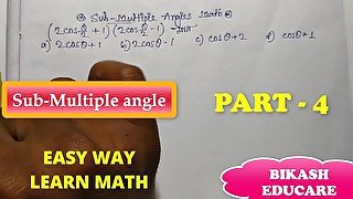 Sub Multiple Angles Class 11 math find the value Slove By Bikash Educare Part 4