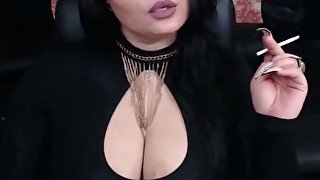 This sultry lady has juicy mouth watering boobs and she is so naughty