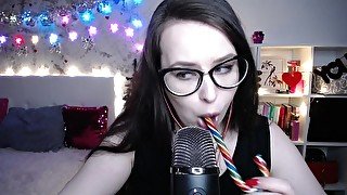 PC asmr - Big breast brunette  teen