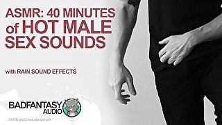 ASMR  40 Minutes of Hot Male Sex Sounds [MOANING / PANTING / WHIMPERING / HEAVY BREATHING]