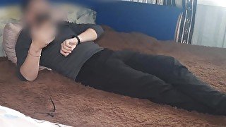 stepsister watched internet with stepbrother, got horny and fucked him