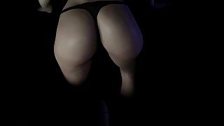 POV Lap dance and creampie