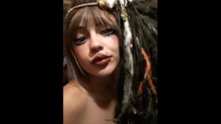 ahegao whore twerks her icy plugged ass