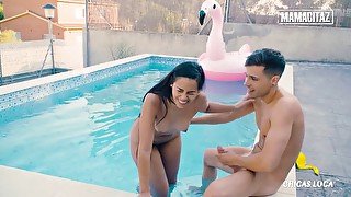 Max Cortes and Alberto Blanco take turns fucking Babes Andreina De Luxe & Boni Brown in the great outdoors