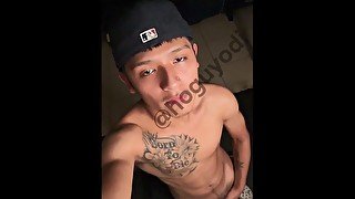 Uncut Latino busting load  OF:hotguyodi