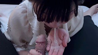 高速フ〇ラで大量に精子を絞り取ってしまうエロ彼女♡ cum in mouth 大量射精 口内射精 blowjob