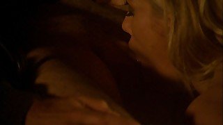 Blonde wife fucks with hubby and gets his cum inside her