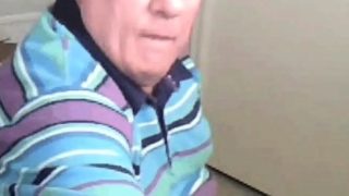 grandpa cum on cam