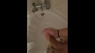 Hand job on the shower