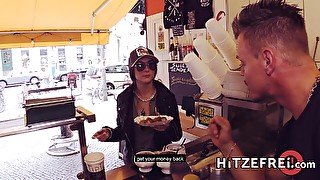 Lullu gets herself a real German sausage