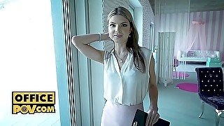 Flirty Trainee Realtor Will Do Anything To Seal The Deal - Gina Gerson