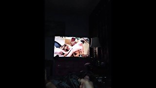 POV I jerk off and cum all over myself