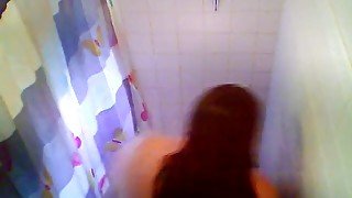 Spying on ssbbw in the shower