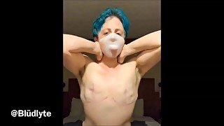 Weird Hotel Sex Toy Shenanigans- gape plug, breathplay, pony plug