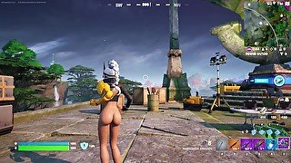 Fortnite gameplay (tigress pantless)