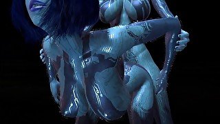 Cortana is having trouble with one of her Clones | Halo Porn Parody