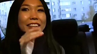 Sexy asian in pick up porno movie