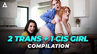 OOPSIE - 2 TRANS + 1 CIS GIRL THREESOMES COMPILATION! SANDWICH, DP, BAREBACK, DEEPTHROAT, & MORE!