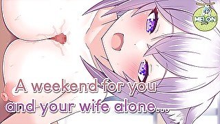 Hentai JOI Your wife spoils you for the weekend [Multiple Paths] [Healing] [Edging] [Moaning]