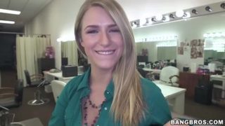 Unearthly blonde Dixie Belle in massage XXX video