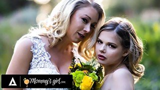 Step mommy'S GIRL - Bridesmaid Katie Morgan Bangs Hard Her Stepdaughter Coco Lovelock Before Her Wedding