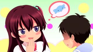 Tiny little babe girl in hentai schoolgirls and boys sex