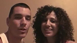 Petite light skinned amateur gets fucked in bed