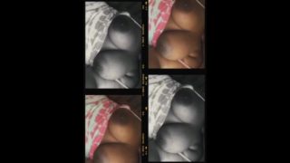 Snapchat Boobs Ebony Slaps Tits and Squeeze Nipples 