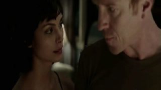 Morena Baccarin naked in a sex scene with a guy in which