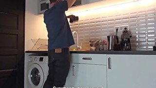 Doegirls - Lullu Gun Hot Ass German Teen Surprise Sex While Making Dinner With Her Boyfriend