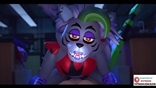 Furry Fnaf Roxanne Hard Dick Riding In Classroom  Furry Fnaf Hentai Animation 4k 60fps