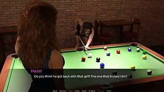 Nursing back to pleasure: playing pool with two sexy girls ep 74