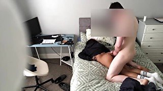 FREEUSE GIRLFRIEND TAKES A BIG CUM LOAD ON HER ASS