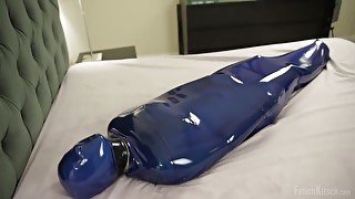 Electro Bdsm Slave And Fetish Latex Big Titted Domina