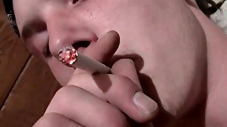 Twink Kyd Cash makes smoking look sexy