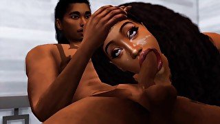 Katrina & Jule's Steamy Session - Sims 4