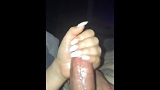 Slow Sensual Handjob With Nice CUMSHOT!