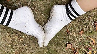 Dirty Socks Tease Knee High Socks Adidas Preview