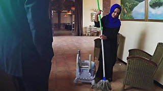 ARABS  - Poor Janitor Gets Extra Money From Boss In Exchange For Sex