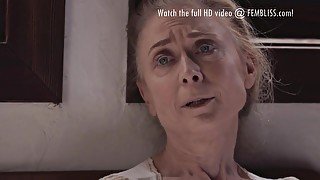 Old lesbian licks mature nun's twat before she dies