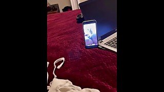 BBC Cum’s  All Over Granny's Bed 🫣🤭 while watching Porn a Fan Sent ‼️