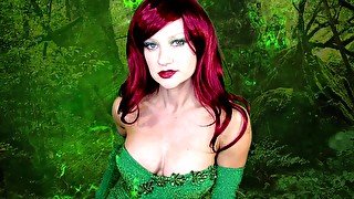 Poison Ivy fetish mature redhead slut posing