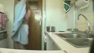 masturbation while doing the dishes